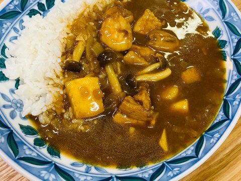 コラーゲンでコク出しカレー